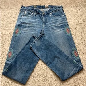 AG cigarette leg jeans